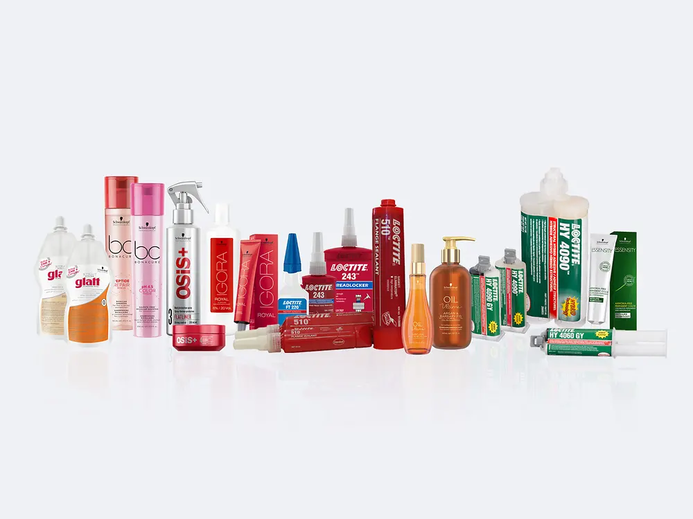 
Products - Beauty Care and Adhesives Technologies